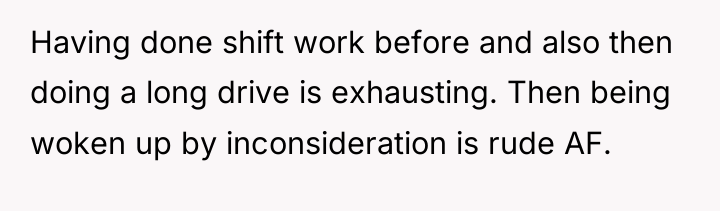 Having done shift work before and also then doing a...