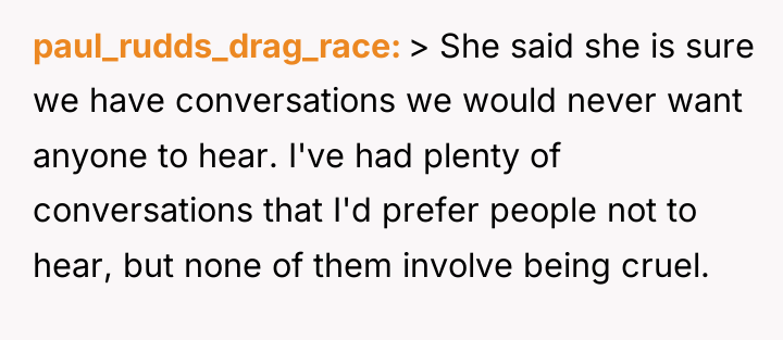 paul_rudds_drag_race > She said she is sure we have conversations...