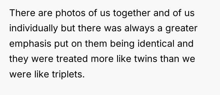 There are photos of us together and of us individually...