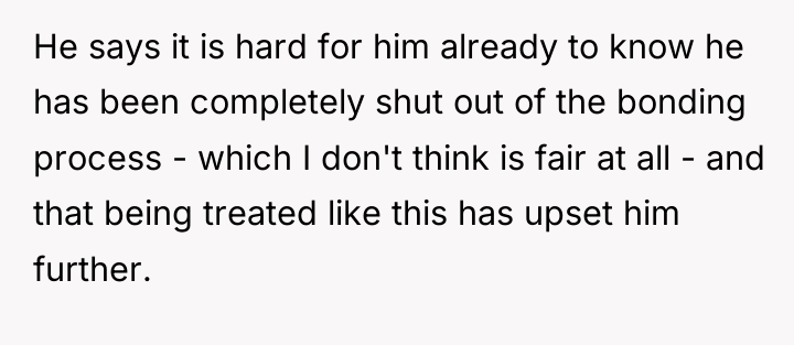 He says it is hard for him already to know...