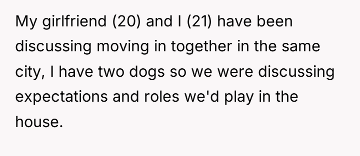 My girlfriend (20) and I (21) have been discussing moving...