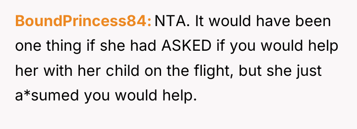 BoundPrincess84 NTA. It would have been one thing if she...
