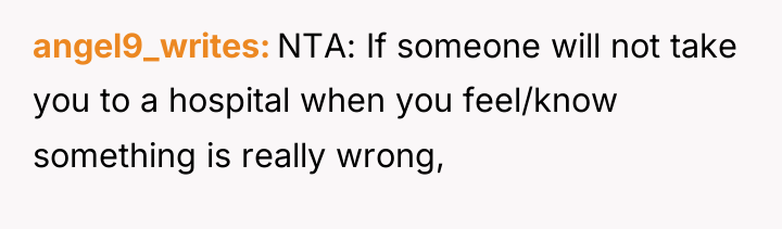 angel9_writes NTA: If someone will not take you to a...