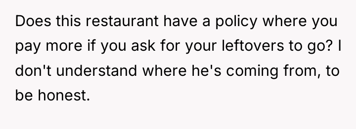 Does this restaurant have a policy where you pay more...