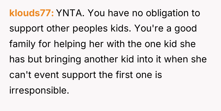 klouds77 YNTA. You have no obligation to support other peoples...