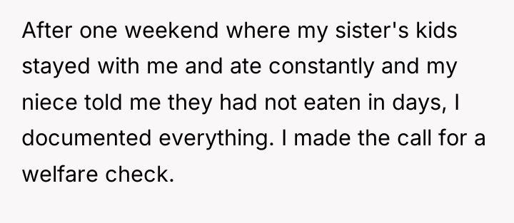 After one weekend where my sister's kids stayed with me...