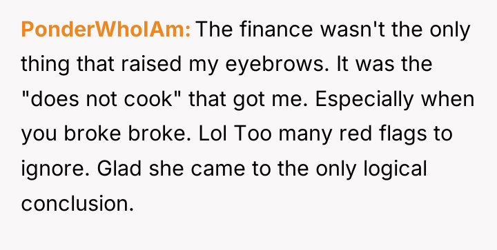 PonderWhoIAm The finance wasn't the only thing that raised my...