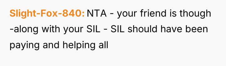 Slight-Fox-840 NTA - your friend is though -along with your...