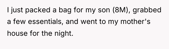 I just packed a bag for my son (8M), grabbed...