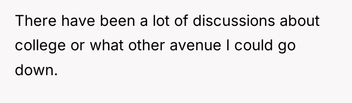 There have been a lot of discussions about college or...