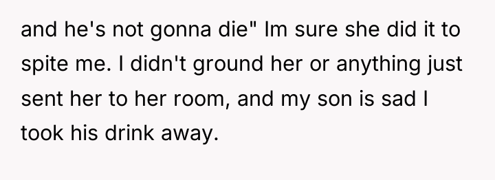 and he's not gonna die" Im sure she did it...