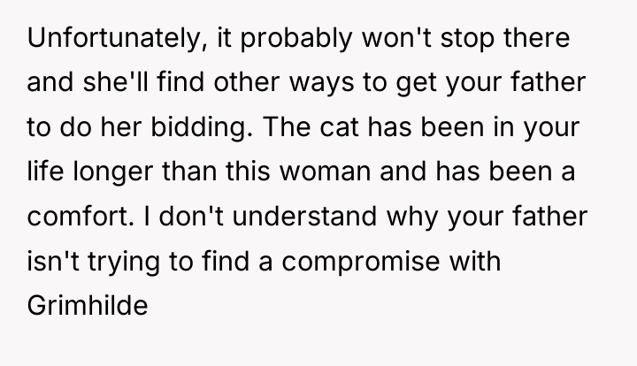 Unfortunately, it probably won't stop there and she'll find other...