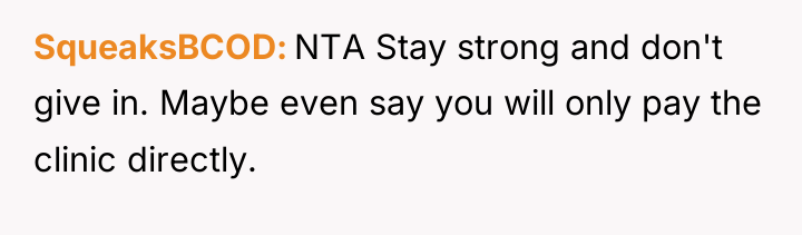 SqueaksBCOD NTA Stay strong and don't give in. Maybe even...