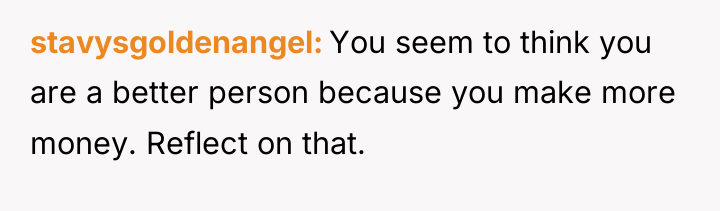stavysgoldenangel You seem to think you are a better person...