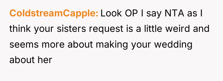 ColdstreamCapple Look OP I say NTA as I think your...