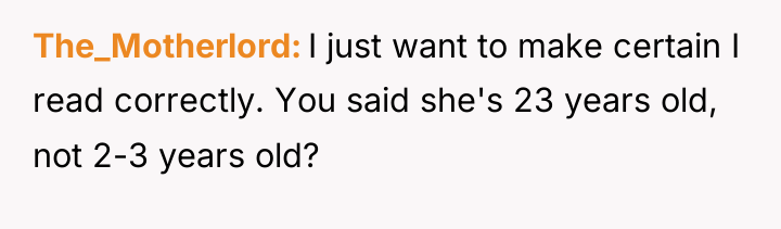 The_Motherlord I just want to make certain I read correctly....