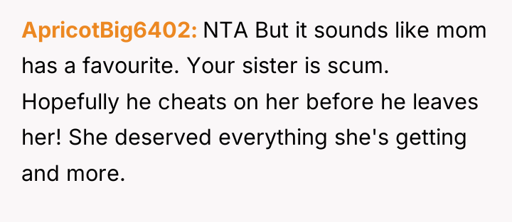 ApricotBig6402 NTA But it sounds like mom has a favourite....