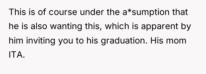 This is of course under the a*sumption that he is...