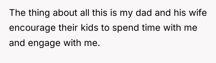 The thing about all this is my dad and his...