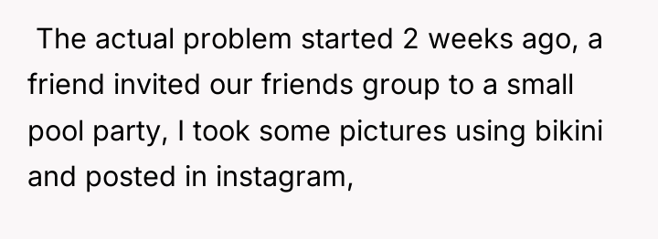 ​ The actual problem started 2 weeks ago, a friend...