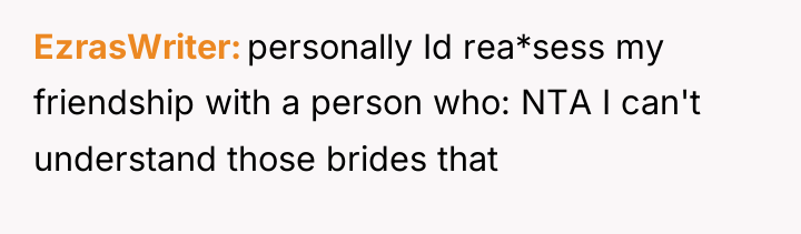 EzrasWriter personally Id rea*sess my friendship with a person who:...
