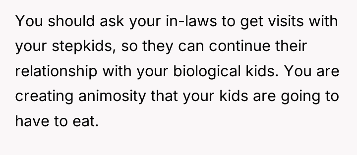 You should ask your in-laws to get visits with your...