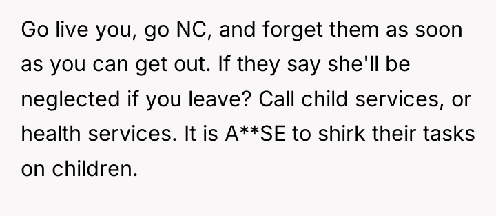 Go live you, go NC, and forget them as soon...