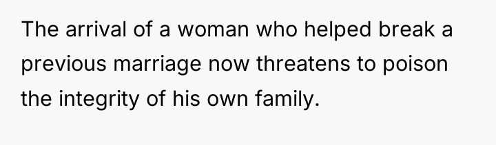 The arrival of a woman who helped break a previous...