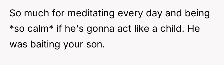So much for meditating every day and being *so calm*...