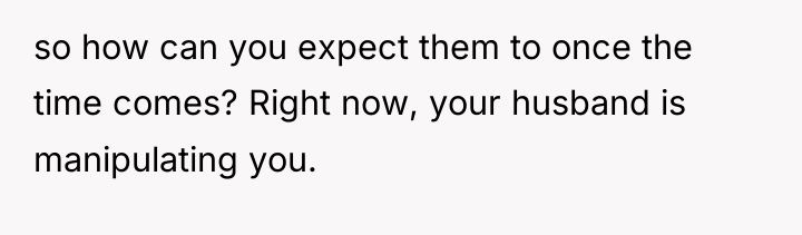 so how can you expect them to once the time...