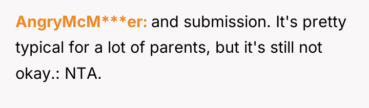 AngryMcM***er and submission. It's pretty typical for a lot of...