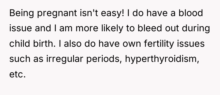Being pregnant isn't easy! I do have a blood issue...