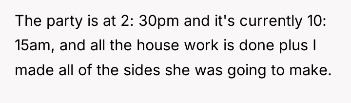 The party is at 2: 30pm and it's currently 10:...