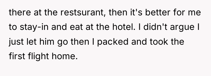 there at the restsurant, then it's better for me to...
