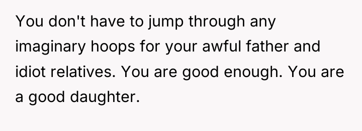 You don't have to jump through any imaginary hoops for...