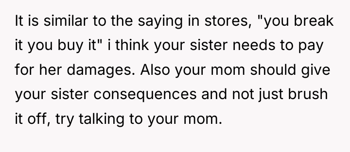 It is similar to the saying in stores, "you break...