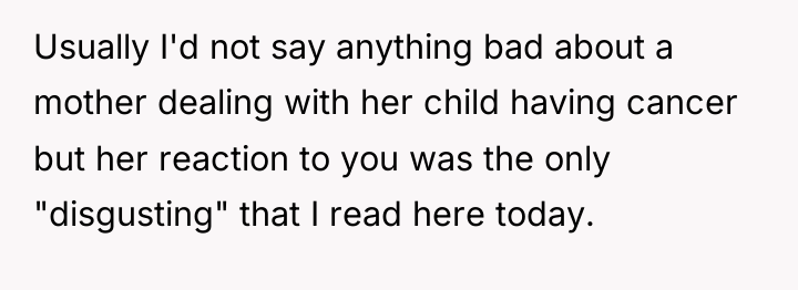 Usually I'd not say anything bad about a mother dealing...