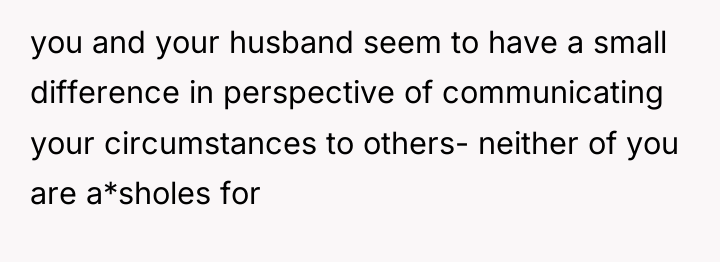you and your husband seem to have a small difference...