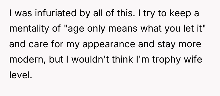 I was infuriated by all of this. I try to...