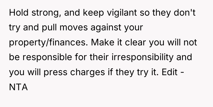 Hold strong, and keep vigilant so they don't try and...