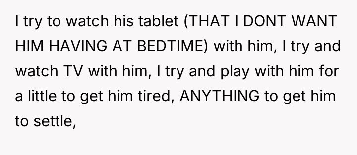 I try to watch his tablet (THAT I DONT WANT...