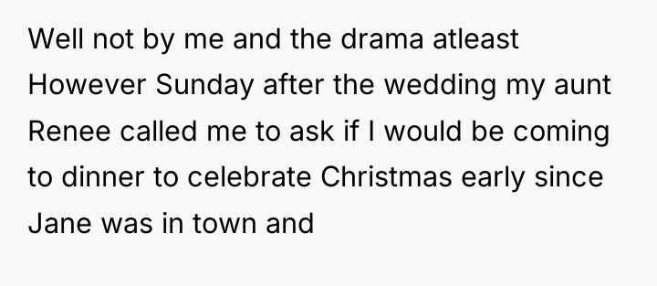 Well not by me and the drama atleast However Sunday...