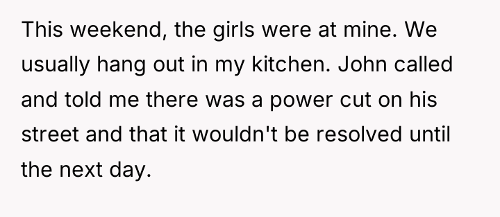 This weekend, the girls were at mine. We usually hang...