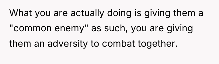 What you are actually doing is giving them a "common...