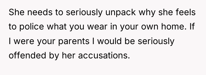 She needs to seriously unpack why she feels to police...