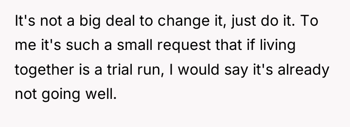 It's not a big deal to change it, just do...