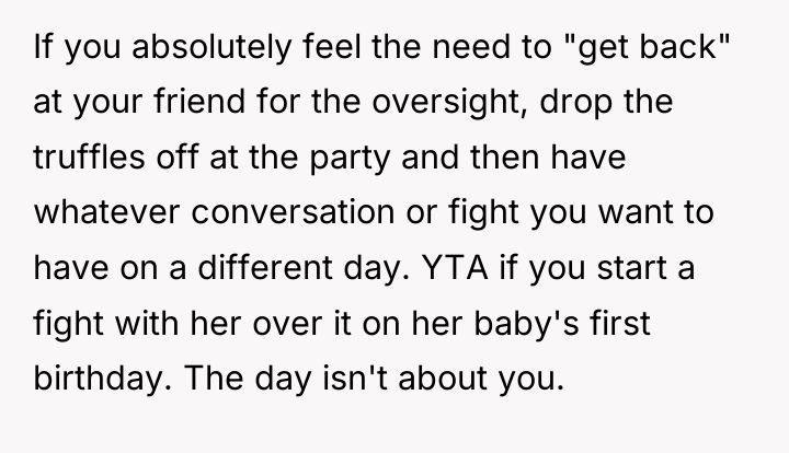 If you absolutely feel the need to "get back" at...