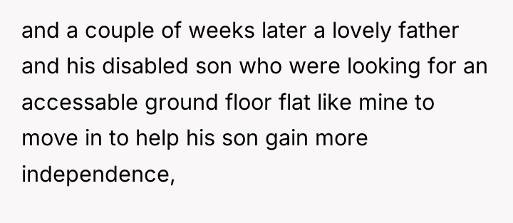 and a couple of weeks later a lovely father and...