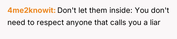 4me2knowit Don't let them inside: You don't need to respect...