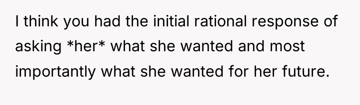 I think you had the initial rational response of asking...